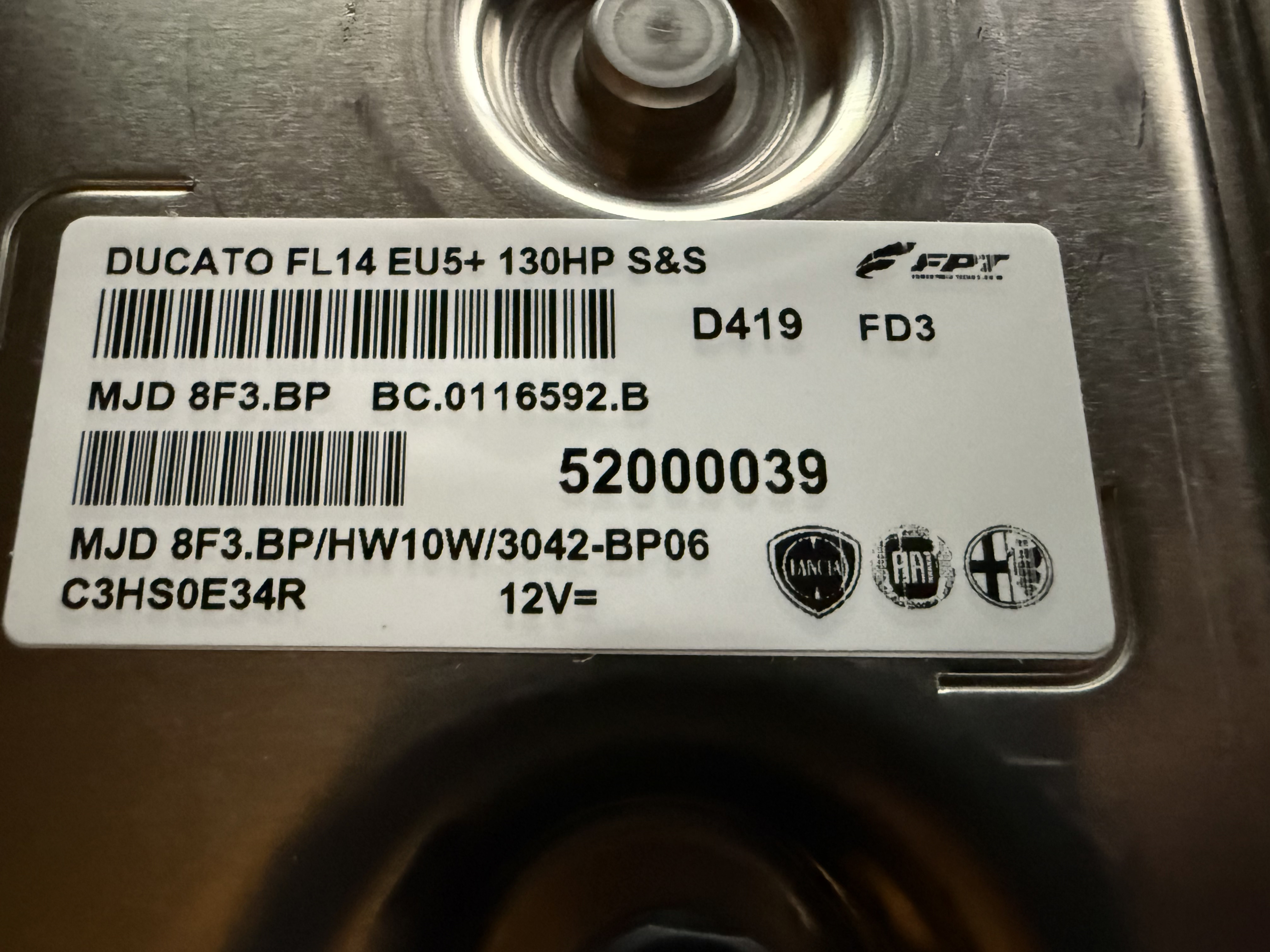 Fiat ECU - 52000039 - 2